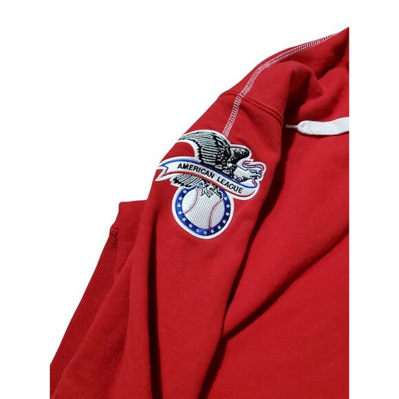 Boston Red Sox Reverse Weave Majestic Hoodies Stitched Logo Red Size XL - Picture 2 of 7